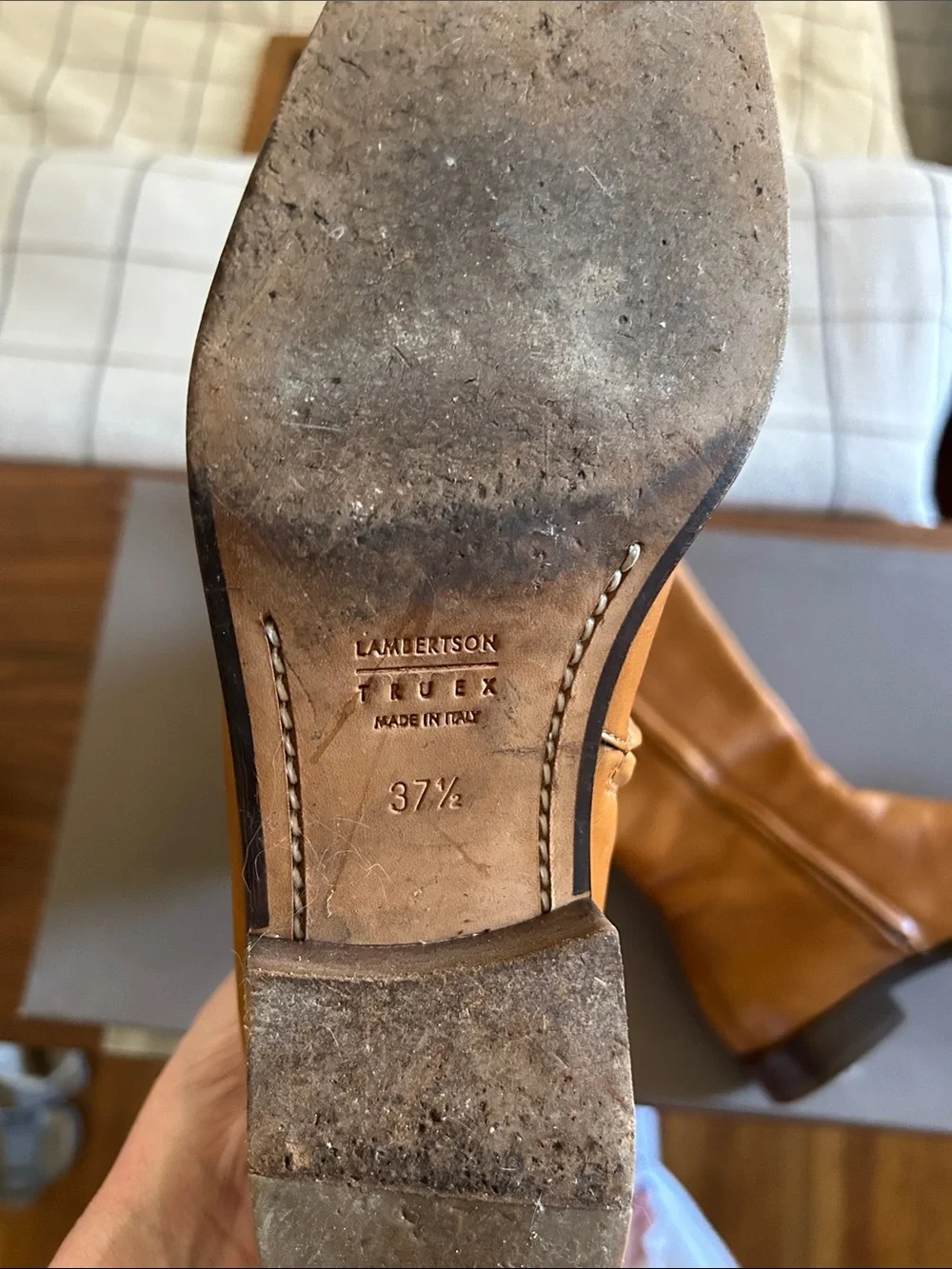Women's Lambertson Truex Leather Boots in Cognac Tan
